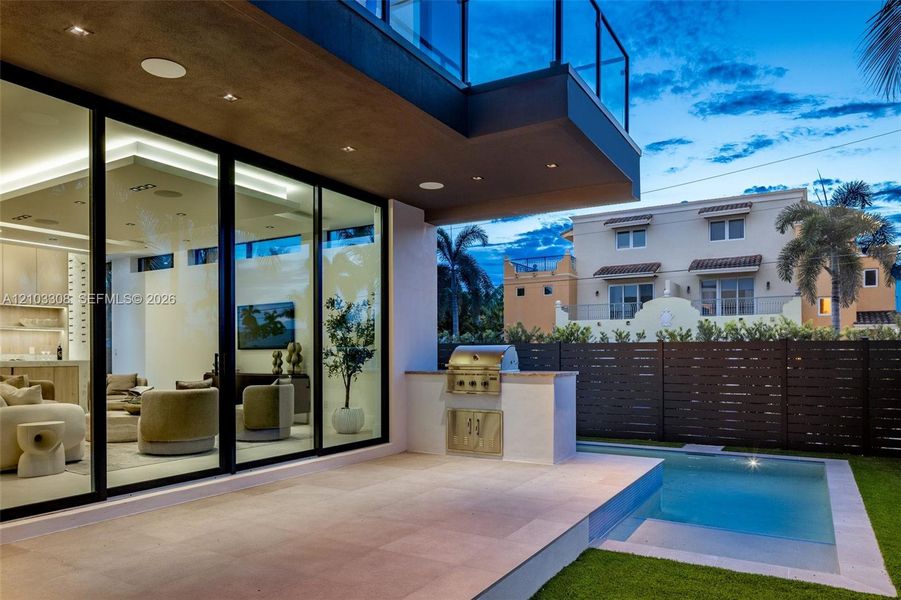 Exterior details and patio area of a home in , Fort Lauderdale (Image 29). Exterior details and patio area of a home in , Fort Lauderdale (Image 29).