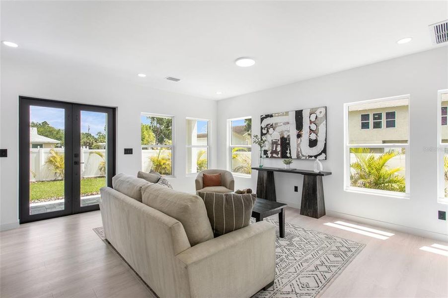 Furnished interior view inside a new home in , St. Petersburg (Image 8).