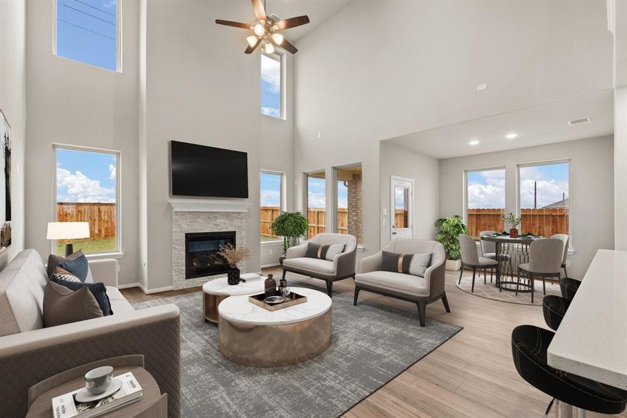 This home boasts a spacious open concept layout that combines the best of modern design and comfort for everyday living.