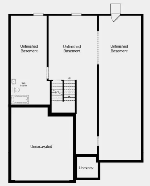2D floor plan layout of this home in Oakmead, Buford, GA (Image 4).