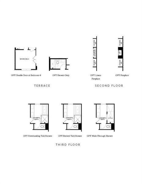 2D floor plan layout of this home in Waterhaven, Cumming, GA (Image 4).