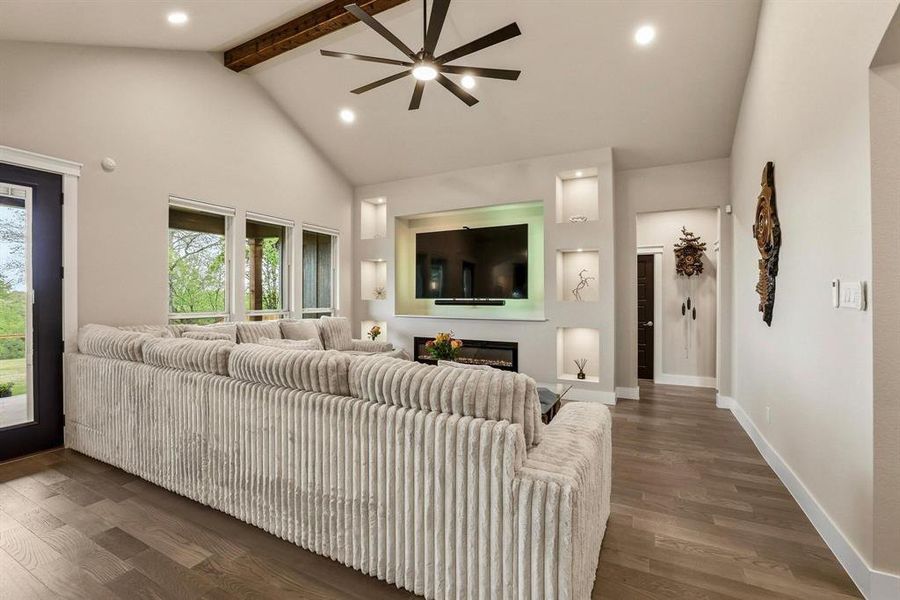 Furnished interior view inside a new home in , Denison (Image 4). Furnished interior view inside a new home in , Denison (Image 4).