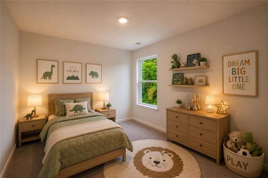 Furnished interior view inside a new home in Vickers Point - Single Family, Fairburn (Image 15).