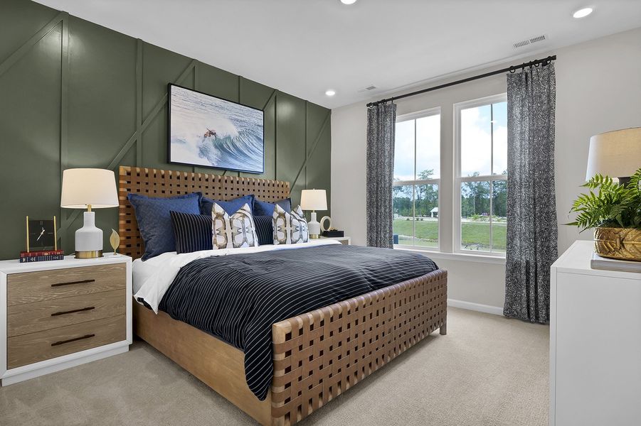 Representative furnished interior of a home built from the Hyacinth - Vanguard Collection by Mungo Homes in Avenue One, Castle Hayne (Image 5).