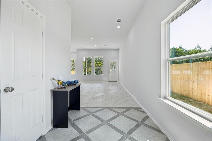 Furnished interior view inside a new home in , Ennis (Image 10).