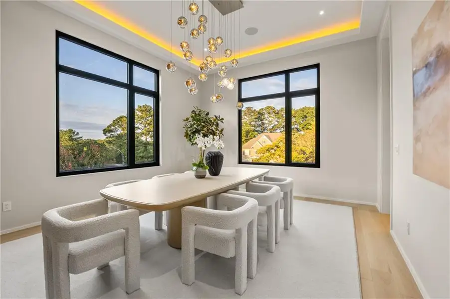 Furnished interior view inside a new home in , Marietta (Image 11).