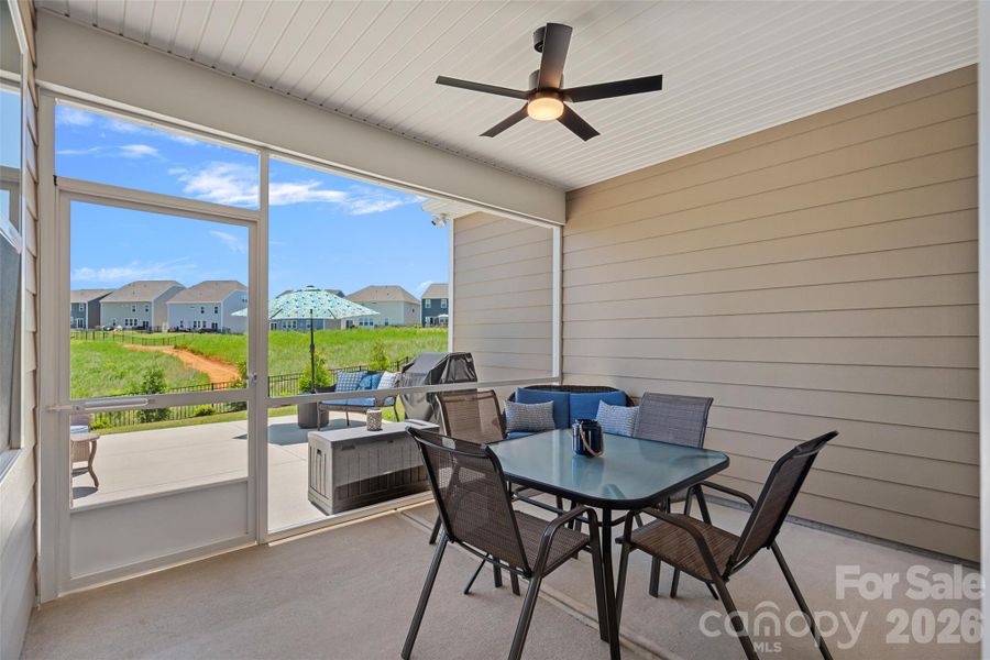 Screened porch