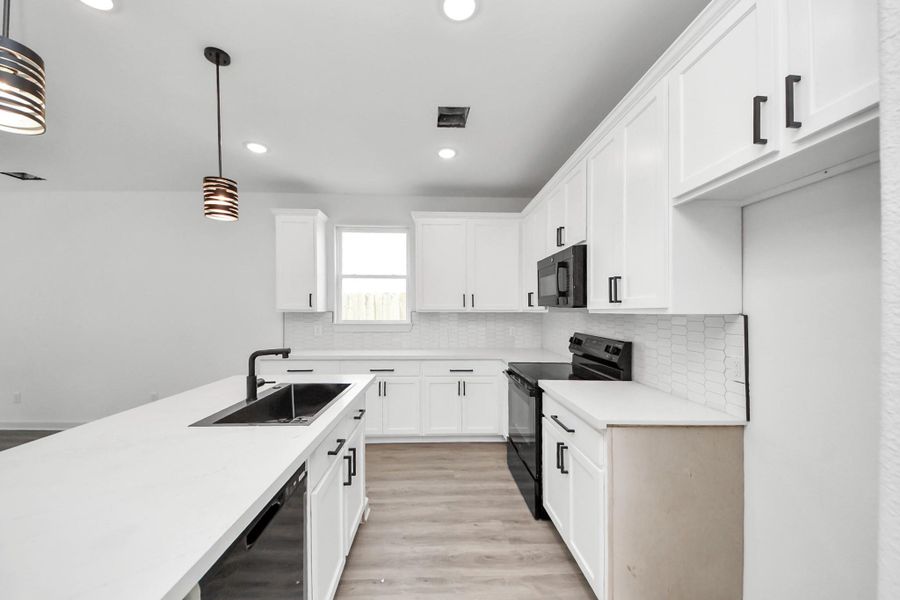 Furnished interior view inside a new home in , Houston (Image 6). Furnished interior view inside a new home in , Houston (Image 6).