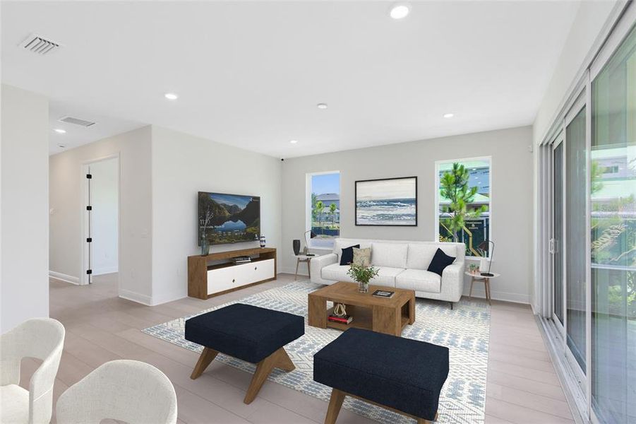 Virtually staged image.