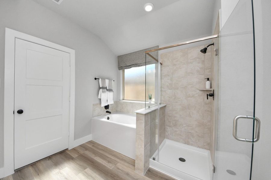 Furnished interior view inside a new home in Sunterra: Landmark Collection, Katy (Image 31).