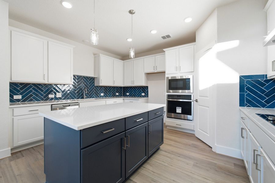 Furnished interior view inside a new home in The Woodlands at Medina Hills, Mico (Image 10). Furnished interior view inside a new home in The Woodlands at Medina Hills, Mico (Image 10).