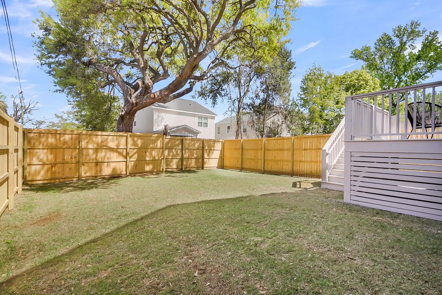 Exterior details and patio area of a home in , North Charleston (Image 25).