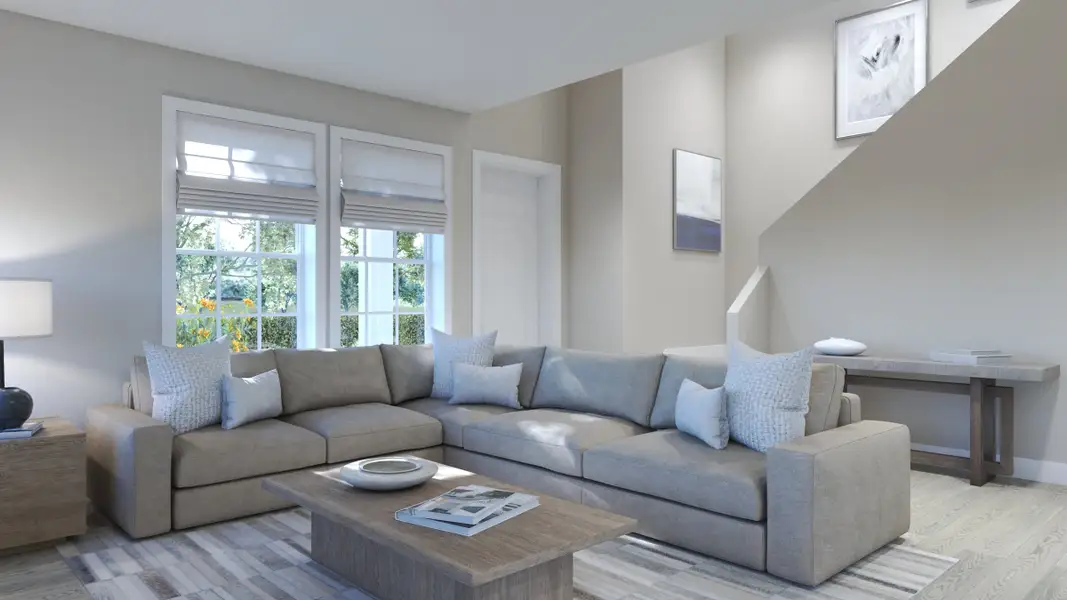 Representative furnished interior of a home built from the Vista by Risewell Homes in Cypress Bluff, Groveland (Image 4).