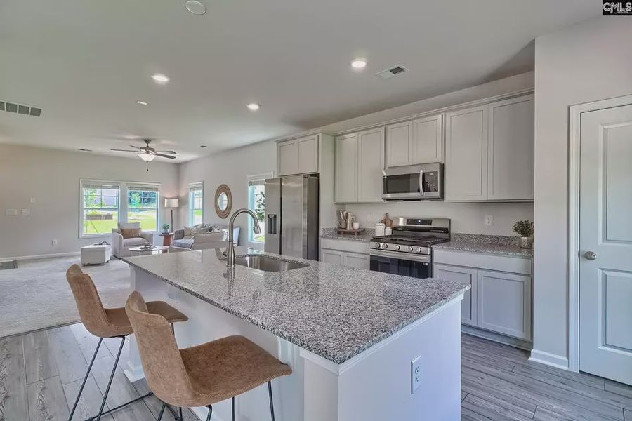 Furnished interior view inside a new home in Emanuel Creek, West Columbia (Image 11).