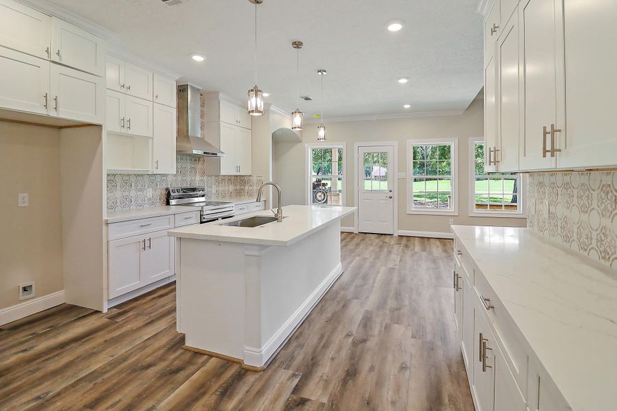 Furnished interior view inside a new home in , Crosby (Image 3).
