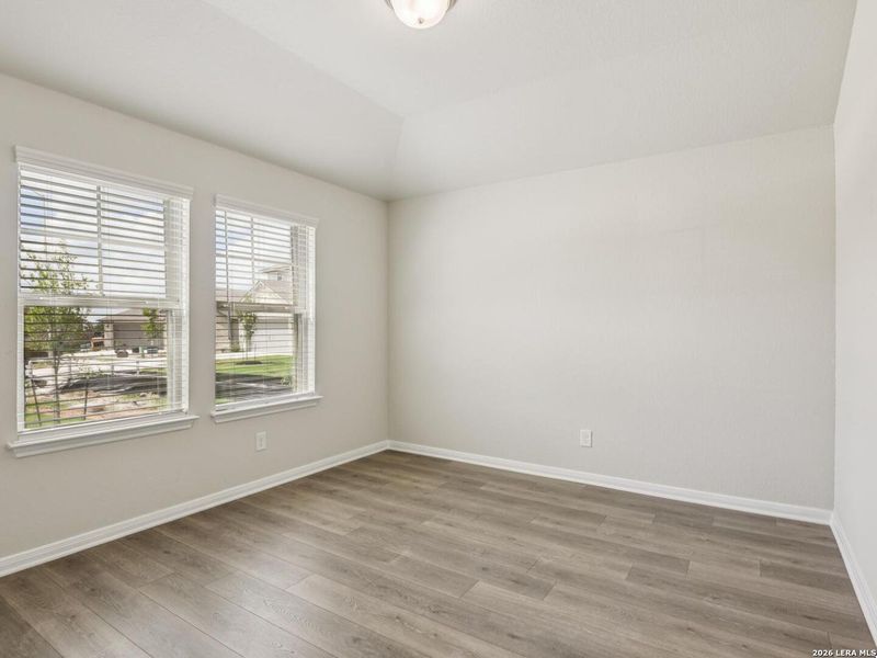 Spacious, unfurnished interior of a new home in Legendary Trails - Classic Series, Cibolo (Image 23). Spacious, unfurnished interior of a new home in Legendary Trails - Classic Series, Cibolo (Image 23).