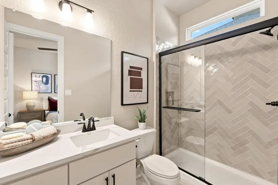 Representative furnished interior of a home built from the Jonestown by Scott Felder Homes in Windsong, Boerne (Image 12).