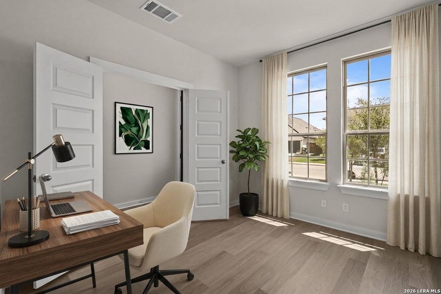 Furnished interior view inside a new home in Stillwater Ranch, San Antonio (Image 12).