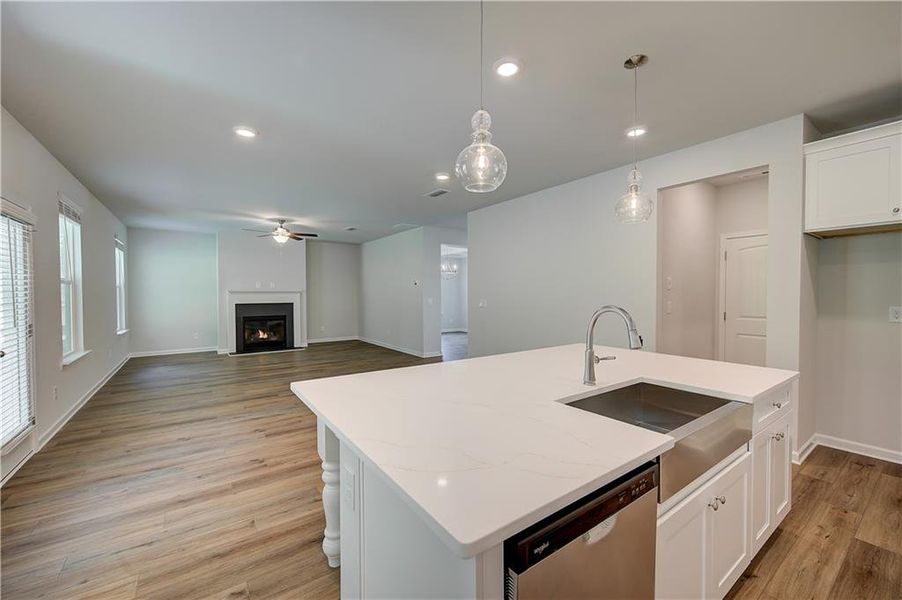 Furnished interior view inside a new home in Hamilton Lakes, Lawrenceville (Image 9).