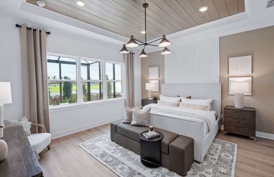 Furnished interior view inside a new home in Del Webb Stone Creek, Ocala (Image 15). Furnished interior view inside a new home in Del Webb Stone Creek, Ocala (Image 15).