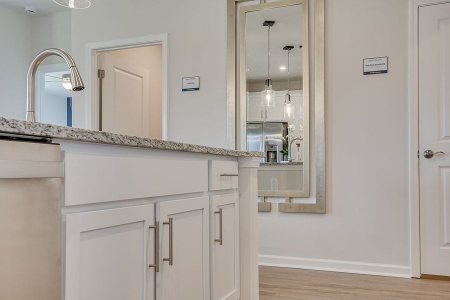 Furnished interior view inside a new home in The Beacon at Old Peachtree Single Family Homes, Lawrenceville (Image 136).
