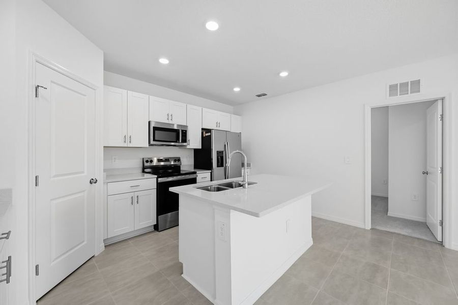 Furnished interior view inside a new home in Palm Wind, Hudson (Image 5).