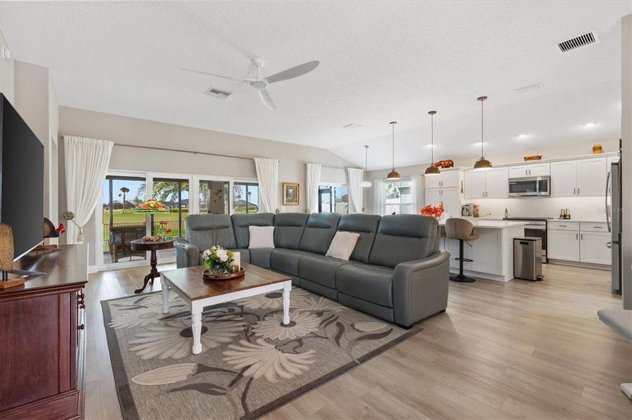 Furnished interior view inside a new home in , The Villages (Image 32).