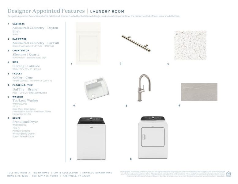 Sample of building materials used in homes in The Nations - Lofts, Nashville (Image 14).