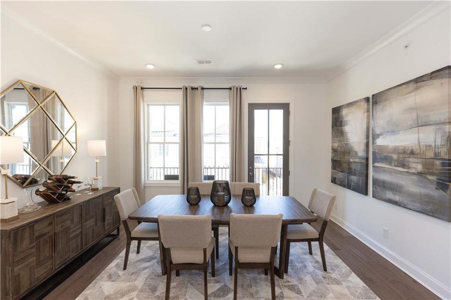 Furnished interior view inside a new home in Waterside Condos, Peachtree Corners (Image 14).