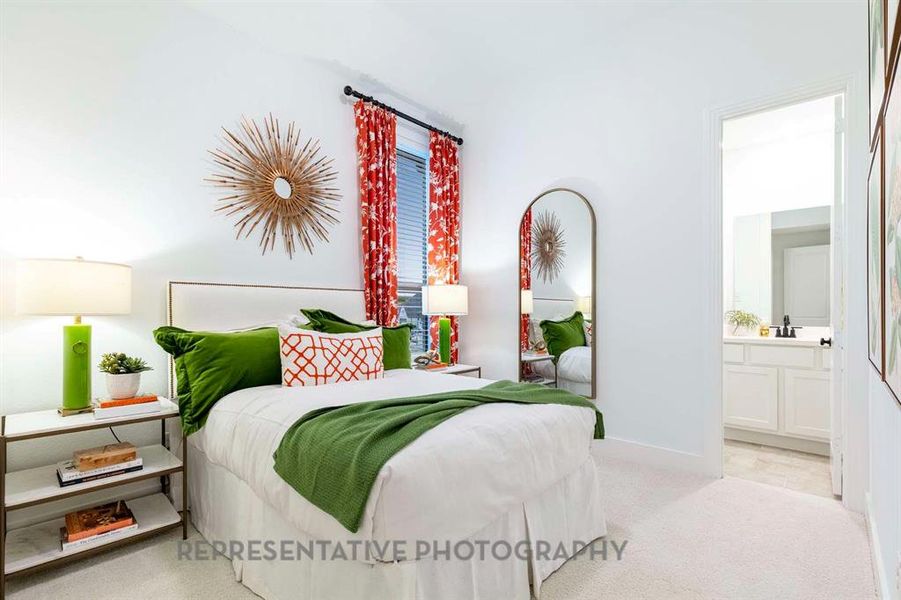 Furnished interior view inside a new home in Meraki, Forney (Image 33).