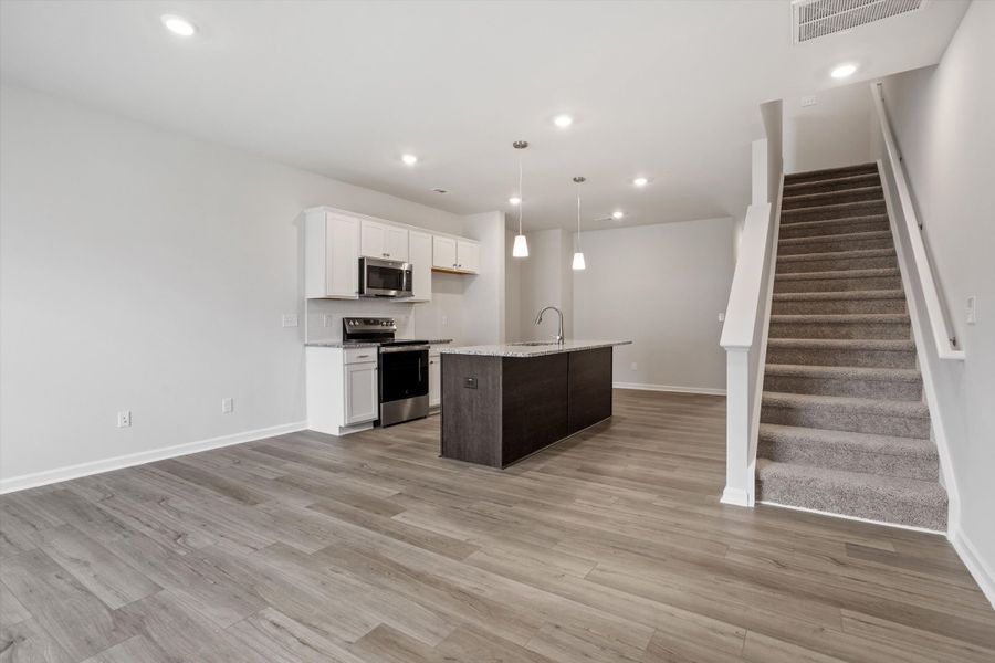 Furnished interior view inside a new home in Renaissance at White Oak, Garner (Image 6).