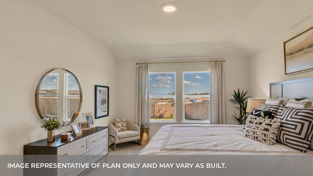 Furnished interior view inside a new home in Bar W Ranch, Leander (Image 23).