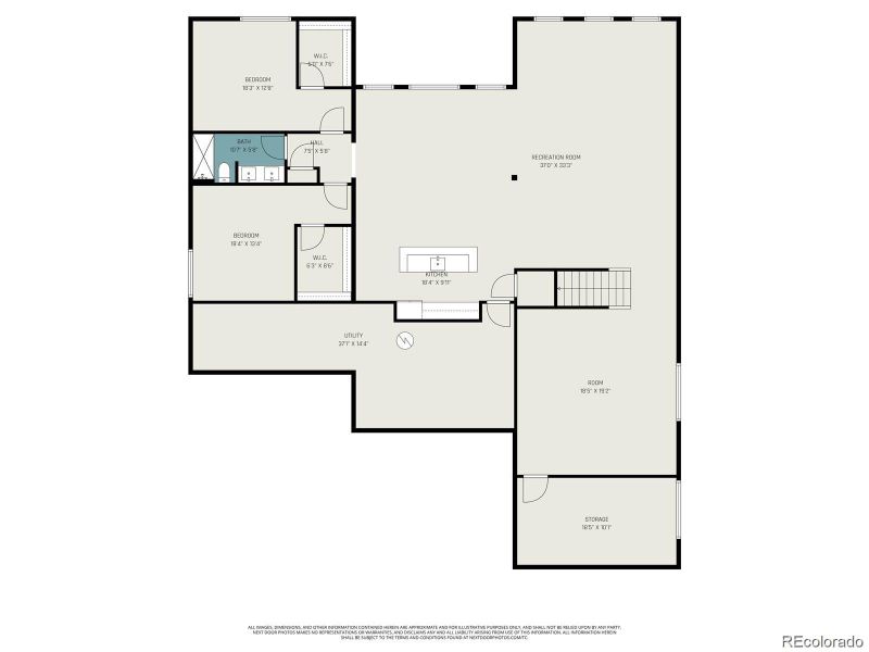 2D floor plan layout of this home in , Castle Rock, CO (Image 6).
