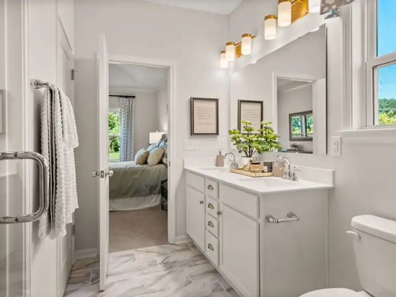 Representative furnished interior of a home built from the Declan by True Homes in Tillery Tradition, Mount Gilead (Image 15).