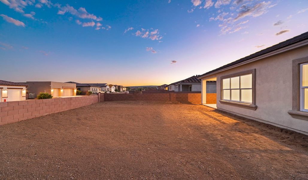 Exterior details and patio area of a home in Solterra, Green Valley (Image 19).
