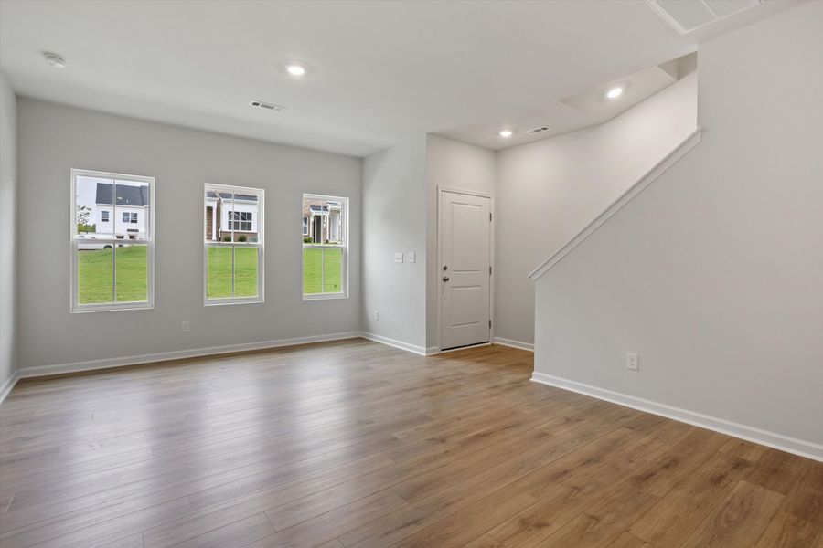 Spacious, unfurnished interior of a new home in Renaissance at White Oak, Garner (Image 17). Spacious, unfurnished interior of a new home in Renaissance at White Oak, Garner (Image 17).