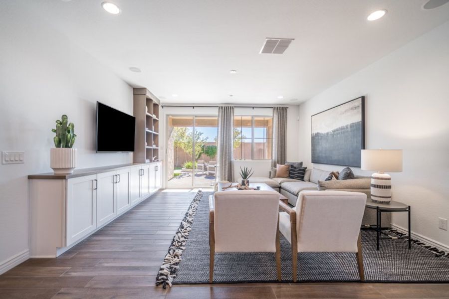 Furnished interior view inside a new home in Hawes Crossing, Mesa (Image 6).