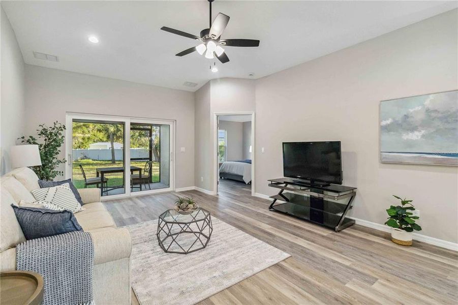 Furnished interior view inside a new home in , North Port (Image 6). Furnished interior view inside a new home in , North Port (Image 6).
