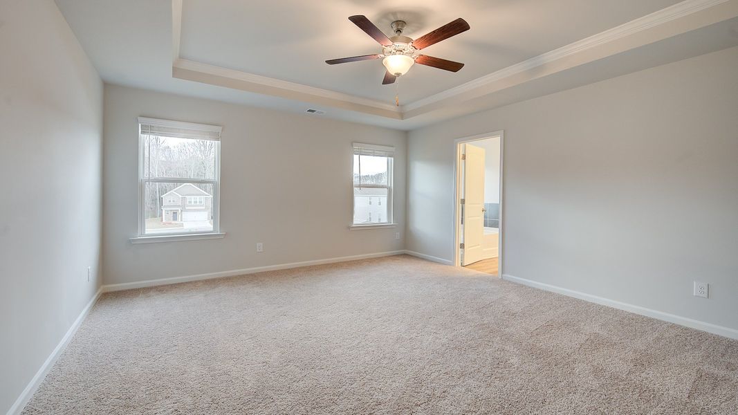 Representative furnished interior of a home built from the Reagan by DRB Homes in Westminster, Covington (Image 19).