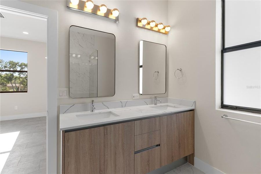 Furnished interior view inside a new home in , Tampa (Image 12).