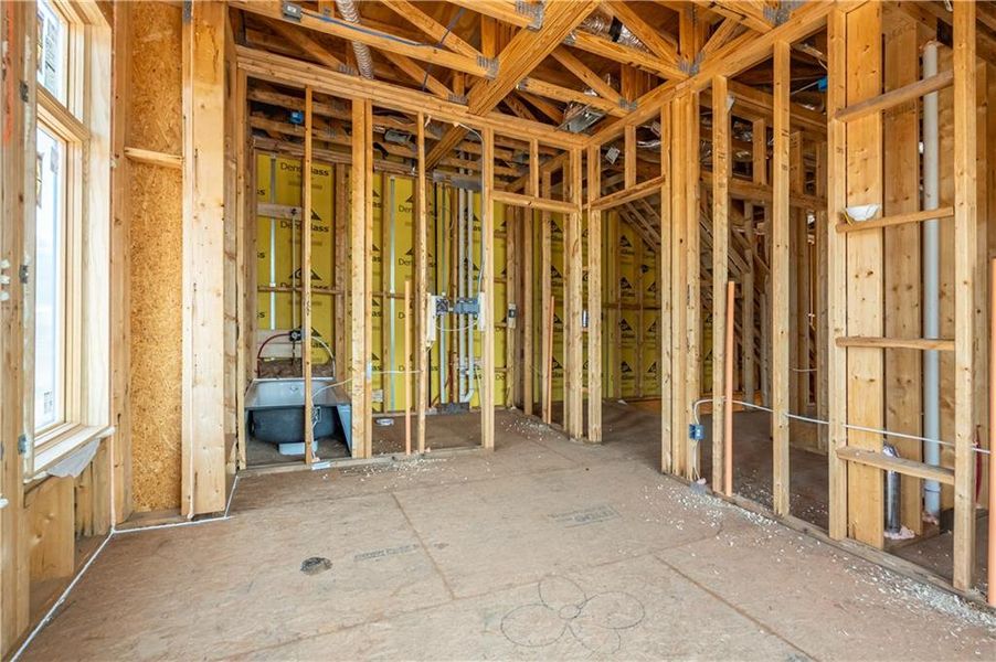 In-progress construction of a new home in , Atlanta, GA (Image 16). In-progress construction of a new home in , Atlanta, GA (Image 16).