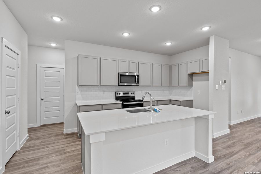 Furnished interior view inside a new home in Park Place, New Braunfels (Image 8).
