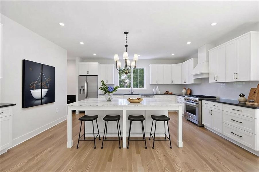 Furnished interior view inside a new home in , Marietta (Image 14).