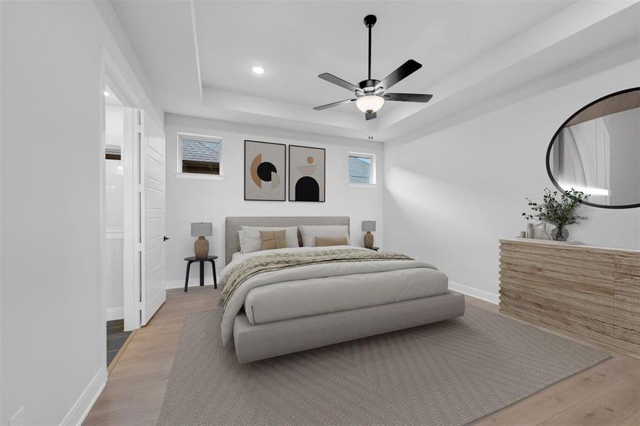 Furnished interior view inside a new home in Elements at Viridian - Traditional Series, Arlington (Image 6).