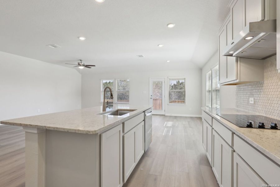 Furnished interior view inside a new home in Legendary Trails - Classic Series, Cibolo (Image 8).