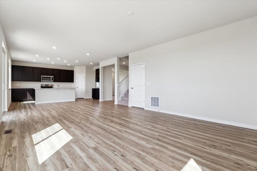A large empty room.