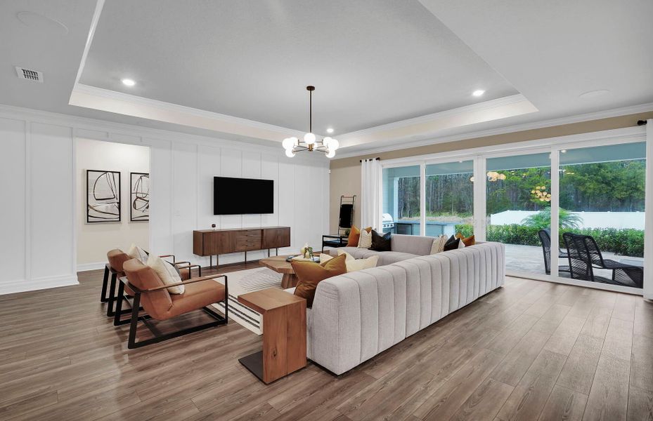 Representative furnished interior of a home built from the Easley by Pulte Homes in The Preserve at Bannon Lakes, St. Augustine (Image 12). Representative furnished interior of a home built from the Easley by Pulte Homes in The Preserve at Bannon Lakes, St. Augustine (Image 12).