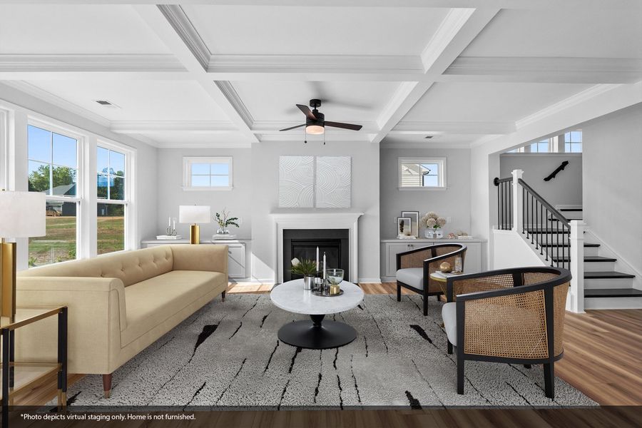 Furnished interior view inside a new home in Lilah Grove, Summerfield (Image 8). Furnished interior view inside a new home in Lilah Grove, Summerfield (Image 8).