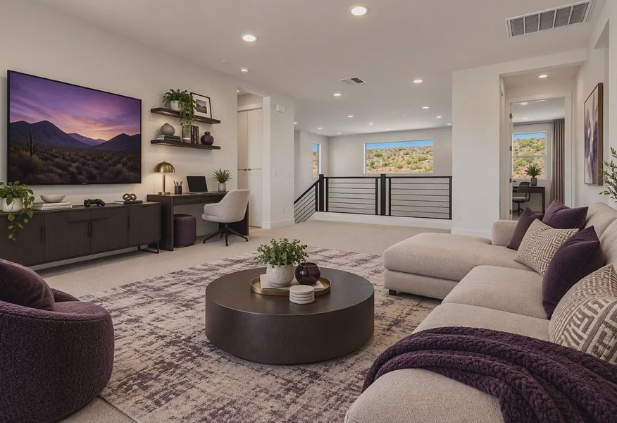 Virtually Staged Loft - 12 of 19