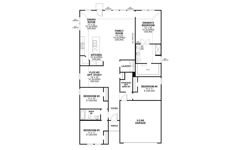 2D floor plan layout of this home in Sanderos, Fort Worth, TX (Image 3). 2D floor plan layout of this home in Sanderos, Fort Worth, TX (Image 3).